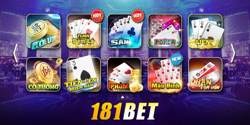 Những lợi ích khi chơi game bài tại 181bet